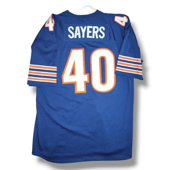Vintage Gale Sayers Jersey Chicago Bears Mitchell & Ness 1965 Navy Sz 54 XXL - Picture 2 of 11